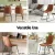 Artiss 2x Retro Dining Chairs - Brown PU Leather, Ergonomic Design, Metal Sled Legs, 48x58x83cm, Mid-Century Accent Artiss 2x Retro Dining Chairs - Brown PU Leather, Ergonomic Design, Metal Sled Legs, 48x58x83cm, Mid-Century Accent