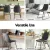Artiss Retro PU Leather Dining Chairs Set of 2 - Grey, Ergonomic Design, Metal Sled Legs, 150kg Capacity, 48x58x83cm