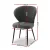 Artiss 4x Sherpa Bouclé Dining Chairs - Grey, Wing Back, Curved Ergonomic Design, 150kg Capacity, Steel Legs, 60x50x90