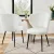 Artiss 2x Sherpa Bouclé Dining Chairs, White Wing Back, Ergonomic Design, Powder-Coated Steel Legs, 150kg Capacity Artiss 2x Sherpa Bouclé Dining Chairs, White Wing Back, Ergonomic Design, Powder-Coated Steel Legs, 150kg Capacity