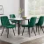 Artiss Dining Chairs Set of 4, Velvet Diamond Tufted, Green, Steel Legs, 150kg Capacity, Luxurious Comfort & Style