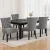Artiss Dining Chairs Set of 4, Grey Velvet Upholstery, French Provincial Style, Tufted Back, Rubber Wood Legs