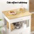 Artiss Kitchen Island Trolley 60cm Rolling Serving Cart with Drawer, Cupboard, MDF Top, Portable Storage, White/Oak Artiss Kitchen Island Trolley 60cm Rolling Serving Cart with Drawer, Cupboard, MDF Top, Portable Storage, White/Oak