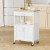 Artiss Kitchen Island Trolley 60cm Rolling Serving Cart with Drawer, Cupboard, MDF Top, Portable Storage, White/Oak Artiss Kitchen Island Trolley 60cm Rolling Serving Cart with Drawer, Cupboard, MDF Top, Portable Storage, White/Oak