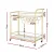 Artiss Marble Bar Cart - Gold Metal Frame, 85cm, Wine Rack & Glass Holder, Rolling Kitchen Island with Lockable Wheels