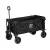Gardeon Garden Cart, Steel & 600D Polyester, 92x48x61cm, Black, Multipurpose Trolley with 360° Wheels & Rear Opening Gardeon Garden Cart, Steel & 600D Polyester, 92x48x61cm, Black, Multipurpose Trolley with 360° Wheels & Rear Opening