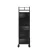 Artiss 5-Tier Storage Trolley Kitchen Cart, Steel Frame, Black, 27x27x94cm, Lockable Wheels, Space-Saving Design