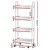 Artiss 4-Tier White Storage Trolley Kitchen Cart - Portable, Space-Saving, Steel Frame, 50kg Capacity, 1-Year Warranty Artiss 4-Tier White Storage Trolley Kitchen Cart - Portable, Space-Saving, Steel Frame, 50kg Capacity, 1-Year Warranty