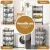 Artiss 4-Tier Adjustable Steel Shelving Unit with Wheels - 20kg Capacity, Rust-Resistant, 45x25x90cm, Black