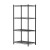 Artiss 4-Tier Adjustable Steel Shelving Unit, 60x35x120cm, 50kg Per Shelf, Garage Storage Rack, Black Artiss 4-Tier Adjustable Steel Shelving Unit, 60x35x120cm, 50kg Per Shelf, Garage Storage Rack, Black