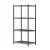 Artiss 4-Tier Adjustable Steel Shelving Unit, 60x35x120cm, 50kg Per Shelf, Garage Storage Rack, Black
