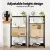 Artiss 4-Tier Adjustable Steel Shelving Unit, 60x35x120cm, 50kg Per Shelf, Garage Storage Rack, Black