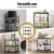 Artiss 3-Tier Adjustable Steel Shelving Unit - 50kg Capacity, Rust-Resistant, V-Mesh Surface, 60x35x70cm, Black