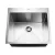 Cefito 53x50cm Handmade Stainless Steel Kitchen Sink, Single Bowl, R10 Corners, Soundproof Pads, Satin Finish