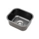 Cefito Kitchen Sink 30x36CM Black Stainless Steel Nano Basin - Durable 304 Grade, R10 Corners, Soundproof Design