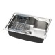 Cefito 61x43CM Stainless Steel Kitchen Sink - Single Bowl, Anti-Condensation, R10 Corners, 5-Year Warranty