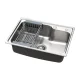 Cefito 61x43CM Stainless Steel Kitchen Sink - Single Bowl, Anti-Condensation, R10 Corners, 5-Year Warranty Cefito 61x43CM Stainless Steel Kitchen Sink - Single Bowl, Anti-Condensation, R10 Corners, 5-Year Warranty