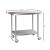 Cefito 1219x610mm Stainless Steel Kitchen Bench with Lockable Wheels, 304 Grade, Adjustable Shelf, Heavy-Duty Worktable