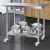 Cefito 1219x610mm Stainless Steel Kitchen Bench with Lockable Wheels, 304 Grade, Adjustable Shelf, Heavy-Duty Worktable