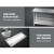 Cefito 1524x610mm Stainless Steel Kitchen Bench with 304 Grade, Adjustable Shelf, Lockable Wheels, Heavy Duty Design