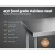 Cefito 610x610mm Stainless Steel Kitchen Bench - Durable 430 Grade with Adjustable Shelf & Legs for Home or Café Use