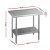 Cefito 910x610mm Stainless Steel Kitchen Work Bench - Commercial Grade 430, Adjustable Shelf & Legs, Easy Assembly
