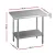 Cefito 910x610mm Stainless Steel Kitchen Work Bench - Commercial Grade 430, Adjustable Shelf & Legs, Easy Assembly