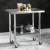 Cefito 91x61CM Stainless Steel Kitchen Work Bench with Wheels | 430 Grade Steel | Adjustable Shelf | Lockable Castors Cefito 91x61CM Stainless Steel Kitchen Work Bench with Wheels | 430 Grade Steel | Adjustable Shelf | Lockable Castors