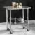 Cefito 91x61CM Stainless Steel Kitchen Work Bench with Wheels | 430 Grade Steel | Adjustable Shelf | Lockable Castors