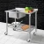 Cefito 304 Stainless Steel Sink Bench: Mobile Kitchen Workstation with Wheels, Adjustable Shelf, and 1-Year Warranty