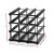 Artiss Wine Rack, Pine Wood & Steel, 12 Bottle Capacity, Black, 32x32x23.5cm, Easy Assembly, Stylish Wine Storage Artiss Wine Rack, Pine Wood & Steel, 12 Bottle Capacity, Black, 32x32x23.5cm, Easy Assembly, Stylish Wine Storage