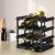 Artiss Wine Rack, Pine Wood & Steel, 12 Bottle Capacity, Black, 32x32x23.5cm, Easy Assembly, Stylish Wine Storage Artiss Wine Rack, Pine Wood & Steel, 12 Bottle Capacity, Black, 32x32x23.5cm, Easy Assembly, Stylish Wine Storage