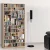 Artiss Bookshelf CD/DVD Storage Rack, Oak - Adjustable Shelves, Holds 1116 CDs/528 DVDs, Eco-Friendly Particle Board