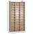 Artiss Bookshelf CD/DVD Storage Rack, Oak - Adjustable Shelves, Holds 1116 CDs/528 DVDs, Eco-Friendly Particle Board