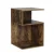 Artiss UMENI Bedside Table - Rustic Oak S-Shaped Design, 2 Shelves, Durable Particle Board, Easy Assembly, 33x33x50cm
