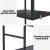 Artiss Bookshelf 5-Tier Display Shelf, Metal & Particle Board, Black, 60x33x171 cm, Industrial Design, Easy Assembly