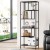 Artiss Bookshelf 5-Tier Display Shelf, Metal & Particle Board, Black, 60x33x171 cm, Industrial Design, Easy Assembly