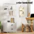 Artiss 152CM White Bookshelf Display Shelf with 2 Drawers, Metal Frame, Easy Assembly, Anti-Tip Kit, 3-Tier Storage