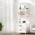 Artiss 152CM White Bookshelf Display Shelf with 2 Drawers, Metal Frame, Easy Assembly, Anti-Tip Kit, 3-Tier Storage
