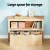Keezi Kids Bookshelf with 3 Drawers, Wooden Toy Organiser, 95.5cm High, Non-Toxic, Easy-Clean, Child-Safe Design