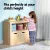 Keezi Kids Bookshelf with 3 Drawers, Wooden Toy Organiser, 95.5cm High, Non-Toxic, Easy-Clean, Child-Safe Design