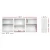 Artiss VENA White 3-Piece Cube Bookshelf Set - Adjustable 5-Height Shelves, Solid 15mm Particle Board, 48x24x60cm