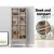 Artiss BERG Oak Bookshelf CD Storage Rack - 28 Adjustable Shelves, 60x32x150cm, Particle Board, Light Wood Tone