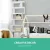 Artiss RIVA White 6-Tier S-Shape Bookshelf - Versatile Display, Sturdy Particle Board, 80x23.5x192cm, Easy Assembly