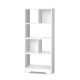 Artiss Bookshelf 4-Tier Display Shelf, Particle Board, White, 48x24x121cm, Sleek, Compact, Easy Assembly