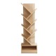 Artiss Tree Bookshelf, 7-Tier, Particle Board, Natural, 40x19.5x124cm - Versatile, Stylish, Easy Assembly