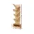 Artiss Tree Bookshelf, 7-Tier, Particle Board, Natural, 40x19.5x124cm - Versatile, Stylish, Easy Assembly