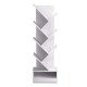 Artiss Tree Bookshelf, 7-Tier, Particle Board, 40x19.5x124cm, White - Stylish, Functional Display Unit