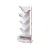 Artiss Tree Bookshelf, 7-Tier, Particle Board, 40x19.5x124cm, White - Stylish, Functional Display Unit