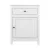 Artiss Gustav White Bedside Cabinet - E1 MDF, 48x38x53.5cm, Smooth Drawer & Sturdy Legs, Ample Storage, Easy Assembly